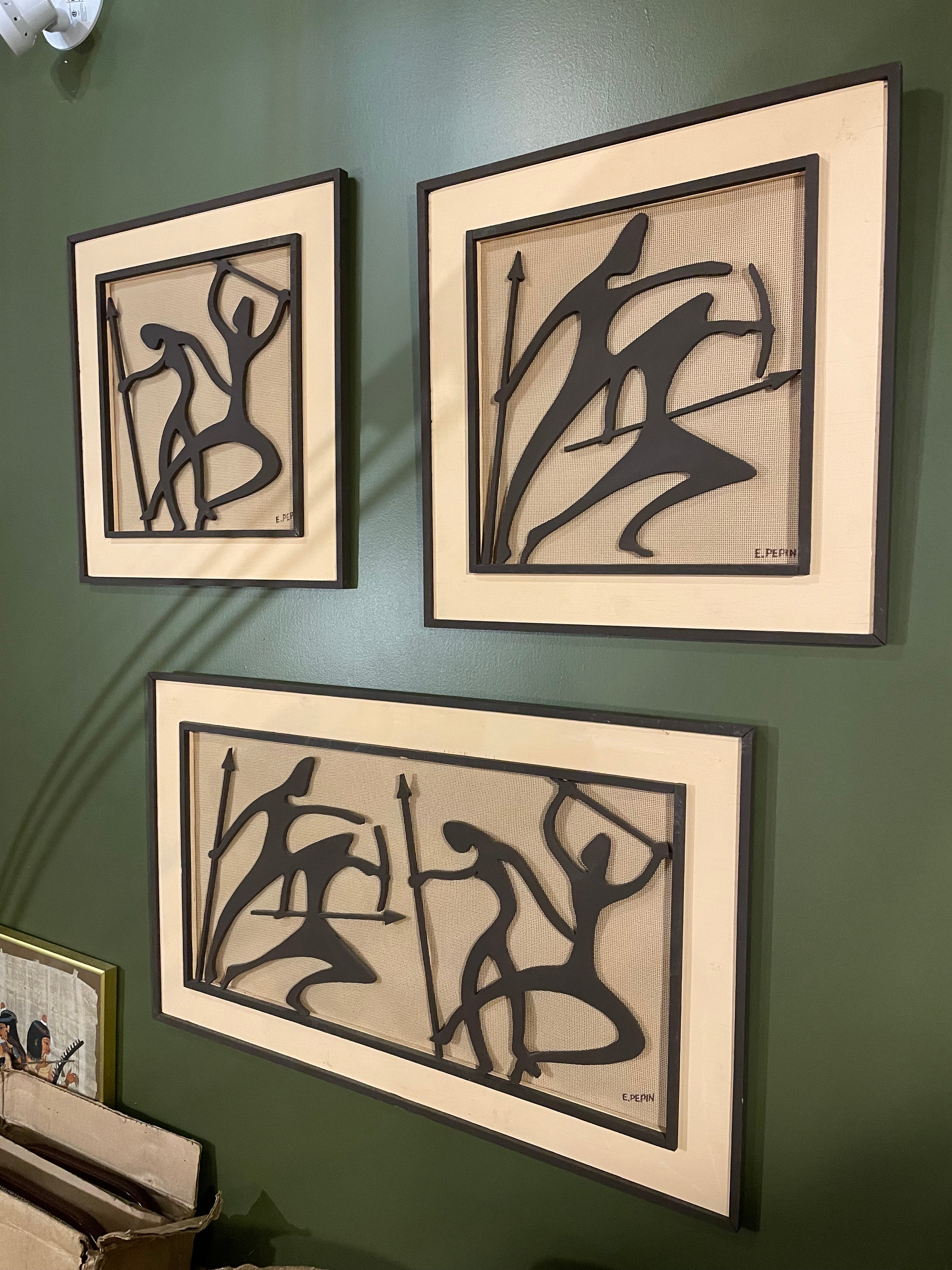 Vintage mid century wall art