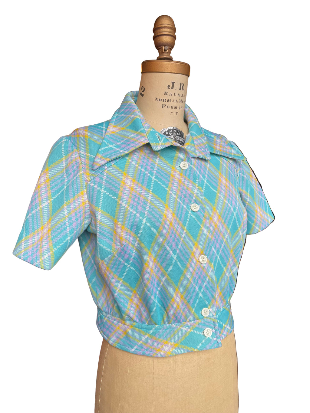 Vintage 1950s The Third Dimension blouse by Milton Wallace