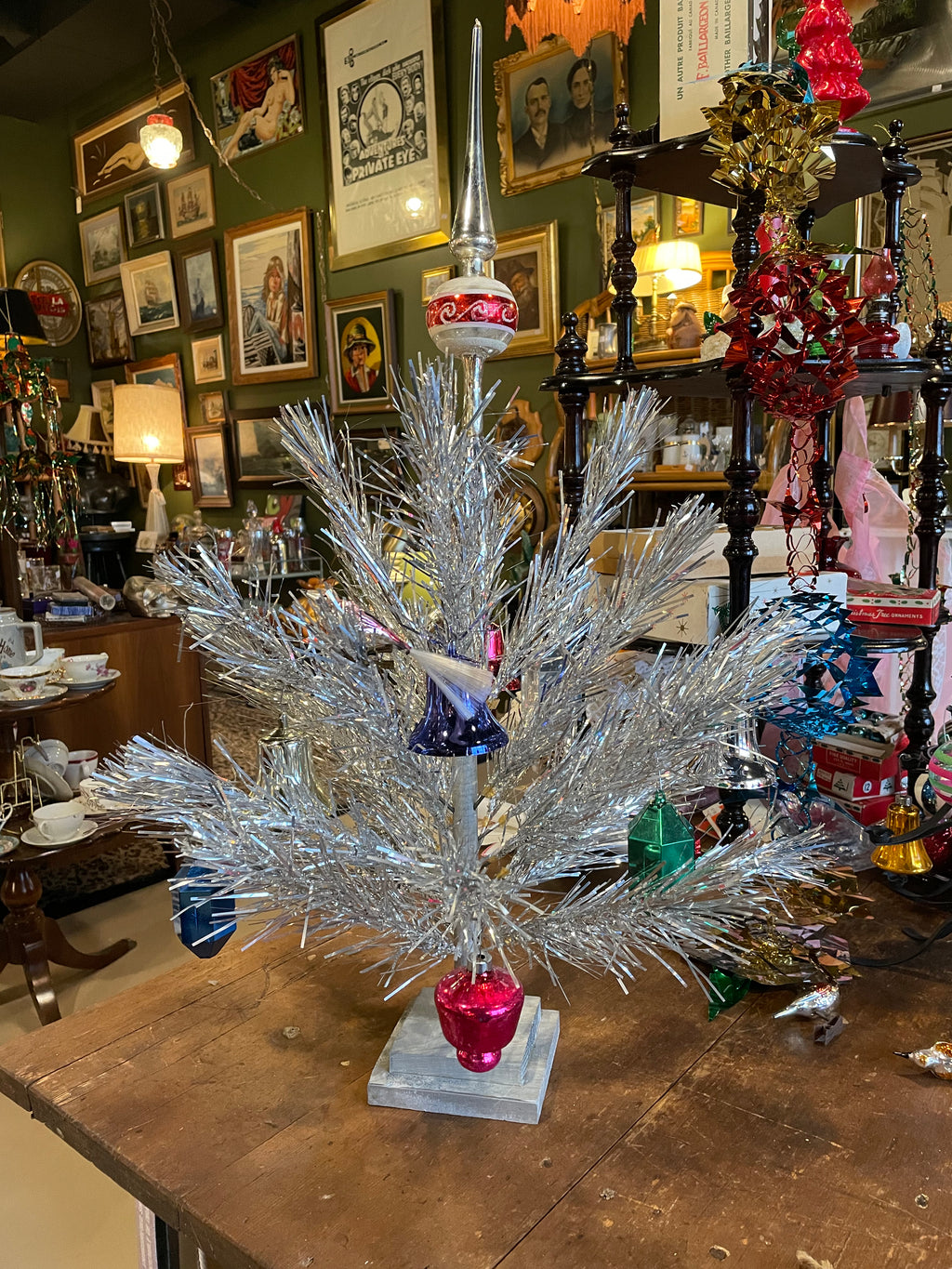 Sapin 24'' aluminium vintage Christmas tree