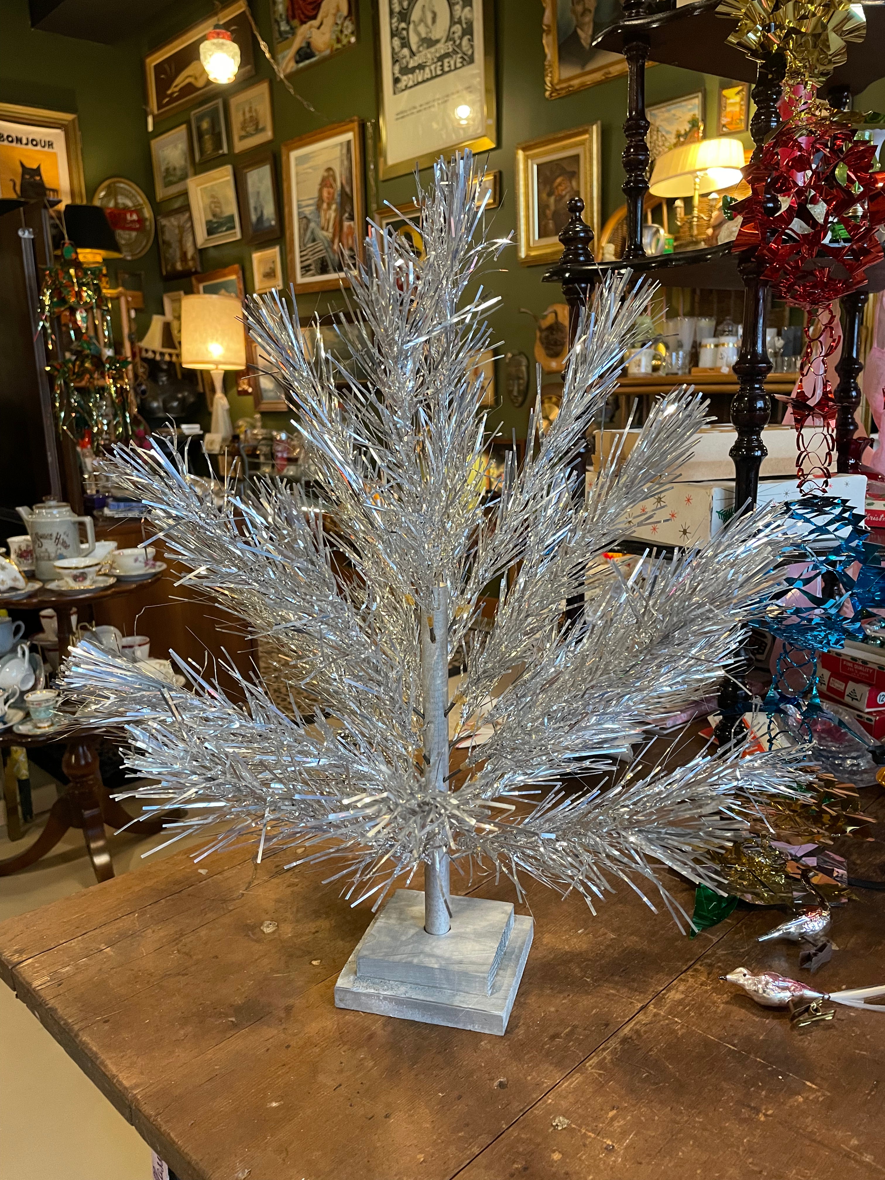 Sapin 24'' aluminium vintage Christmas tree