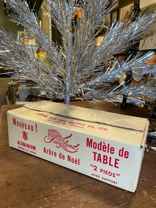 Sapin 24'' aluminium vintage Christmas tree