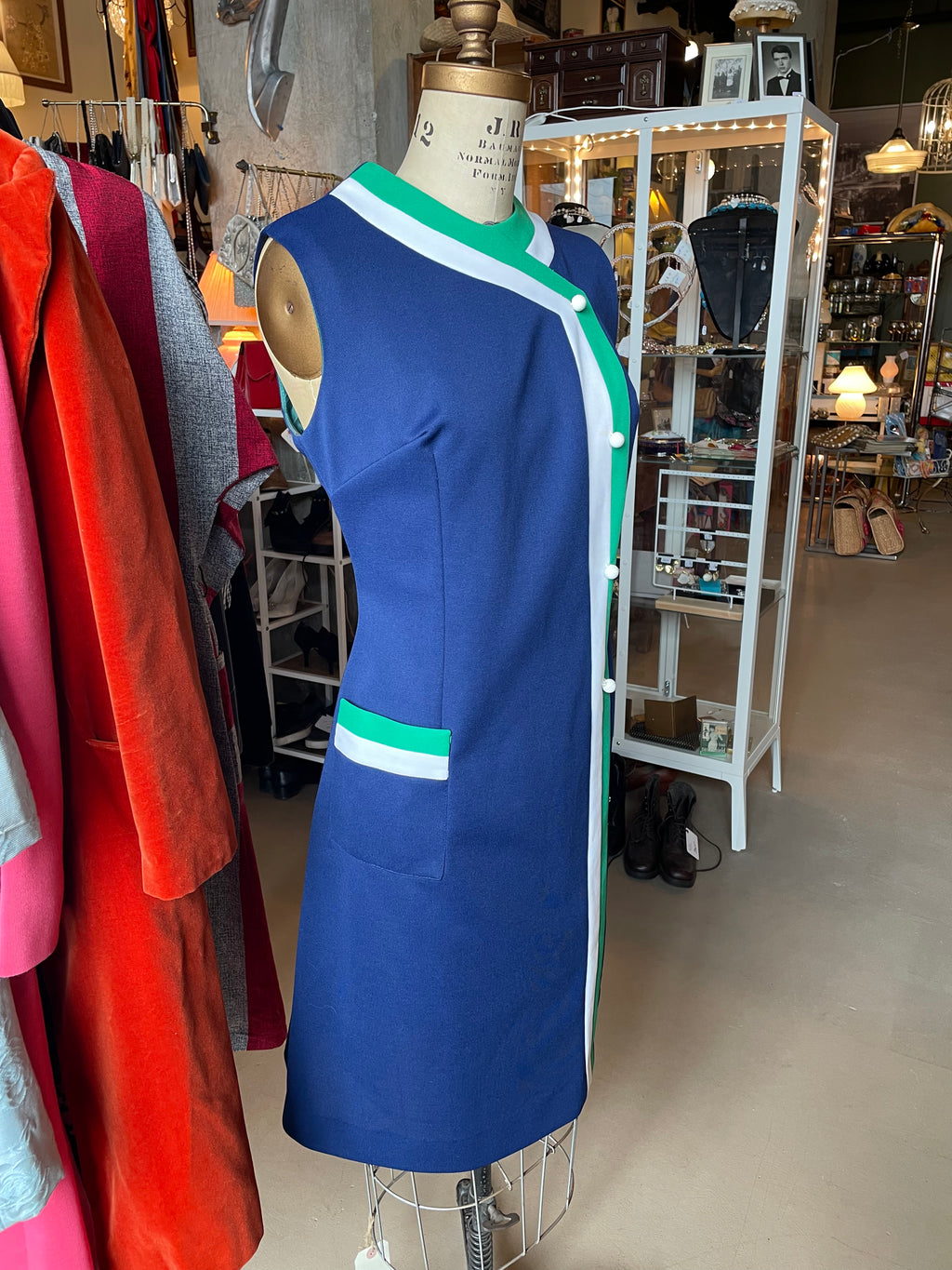 Robe vintage 1960s Nancy G dress