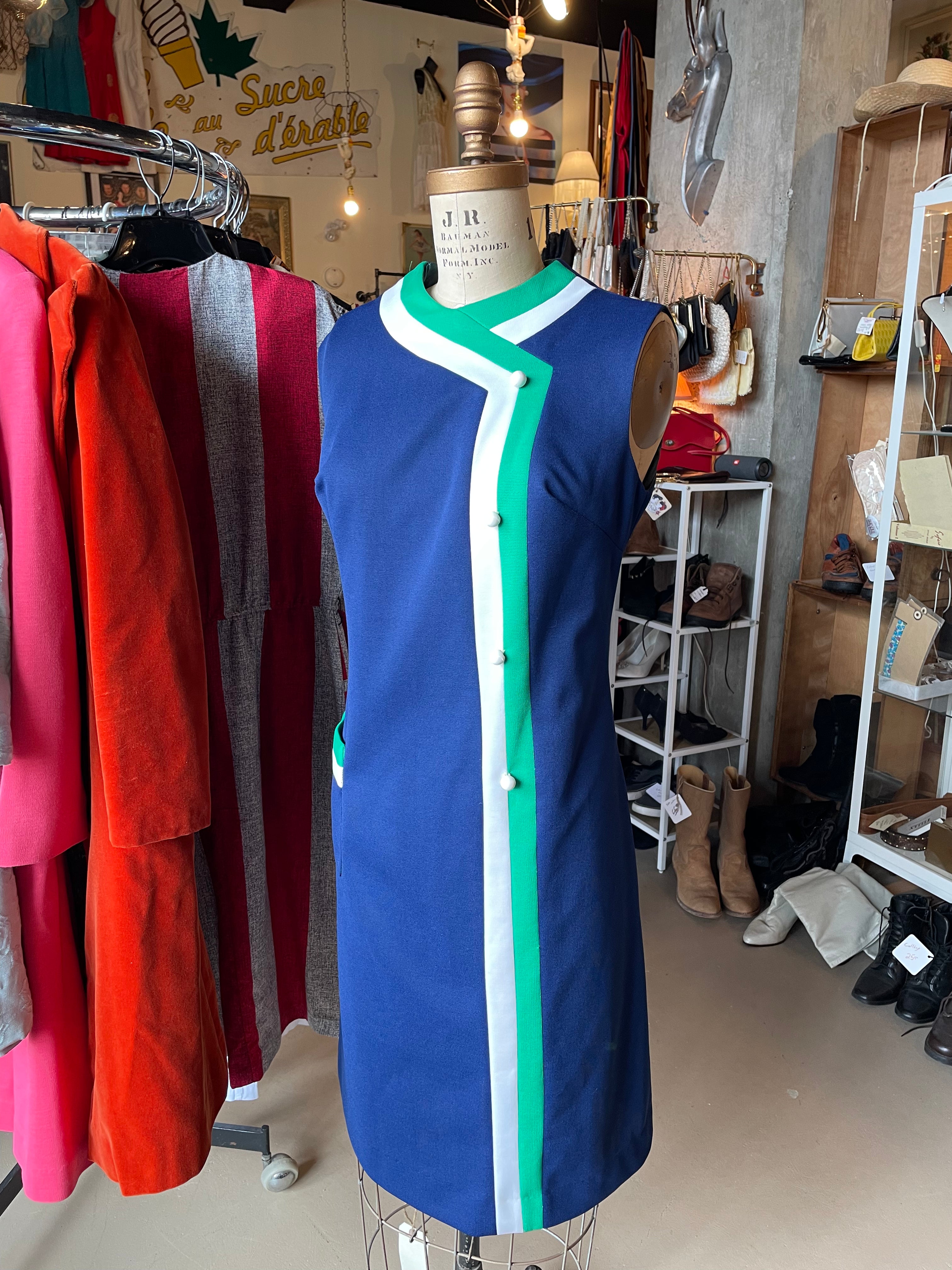 Robe vintage 1960s Nancy G dress