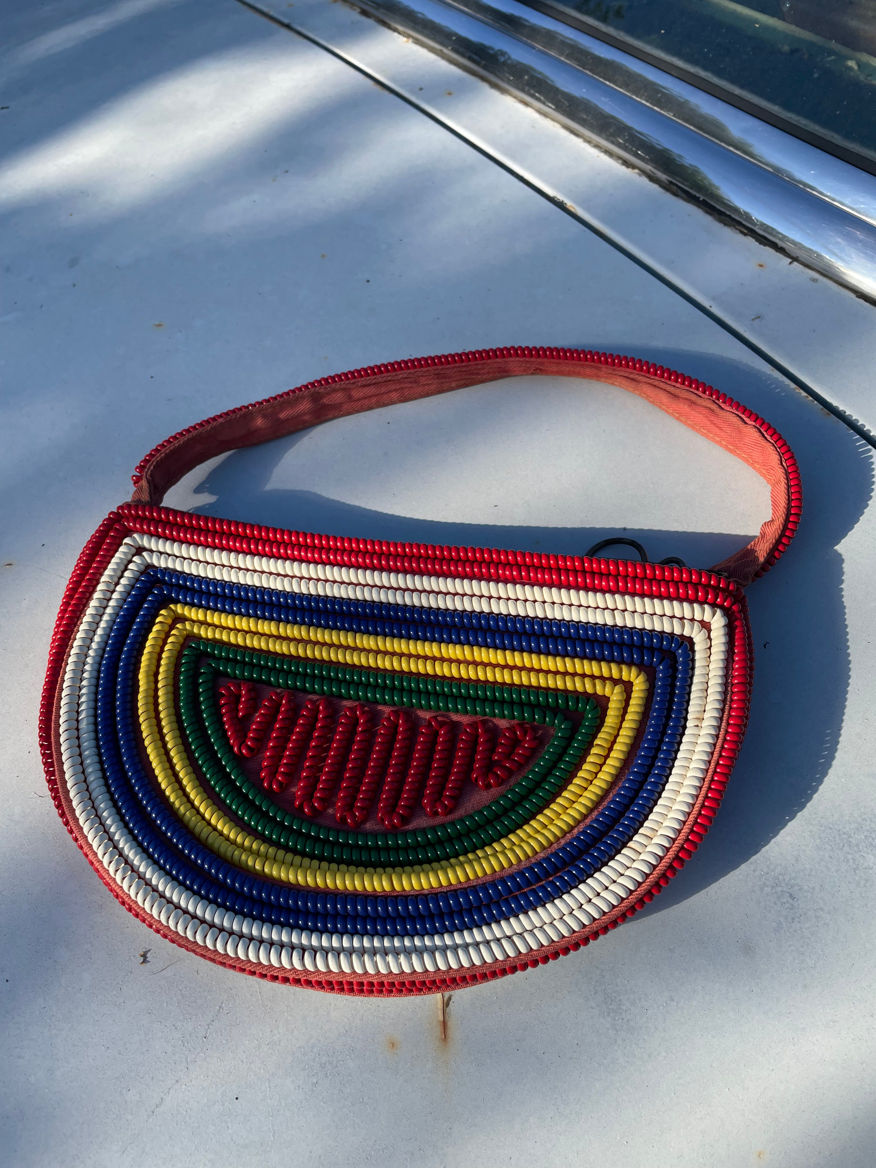 1940s telephone cord purse