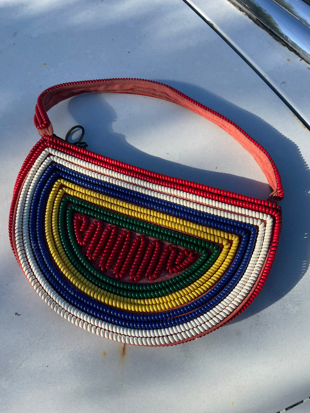 1940s telephone cord purse