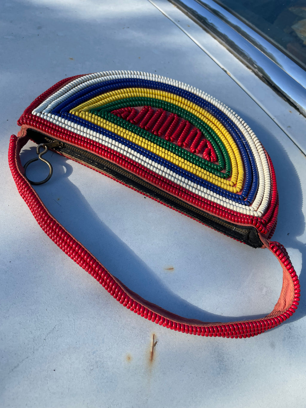 1940s telephone cord purse